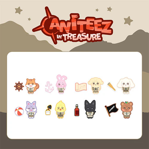 ATEEZ X ANITEEZ [ STITCH WAPPEN SET ] ANITEEZ IN TREASURE