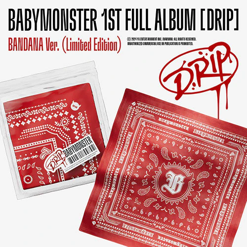 BABYMONSTER 1ST FULL ALBUM [ DRIP ] BANDANA VER. LIMITED EDITION