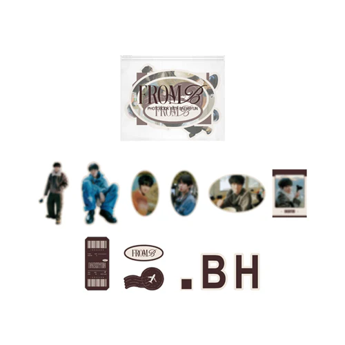 BAEKHYUN PHOTOBOOK WITH BAEKHYUN [ FROM B ] LUGGAGE STICKER SET
