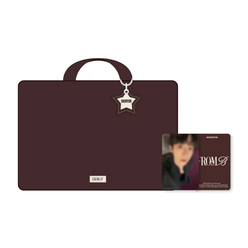 BAEKHYUN PHOTOBOOK WITH BAEKHYUN [ FROM B ] TRAVEL POUCH + KEYRING