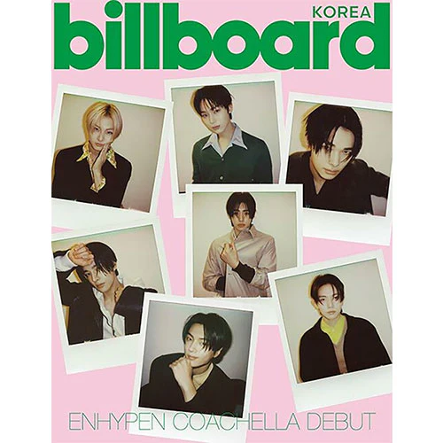 BILLBOARD KOREA ENHYPEN COACHELLA DEBUT LIMITED MAGAZINE