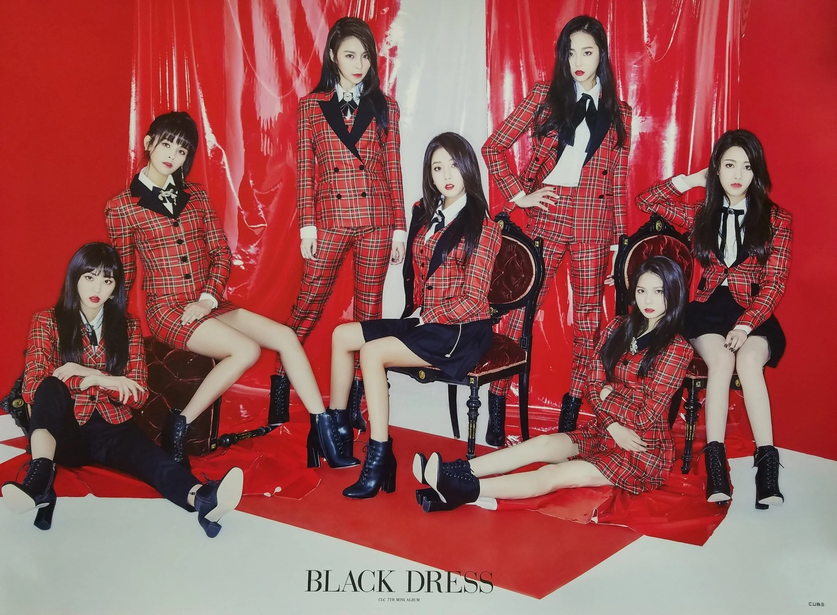 씨엘씨 | CLC | 7TH MINI ALBUM [ BLACK DRESS ] | POSTER ONLY