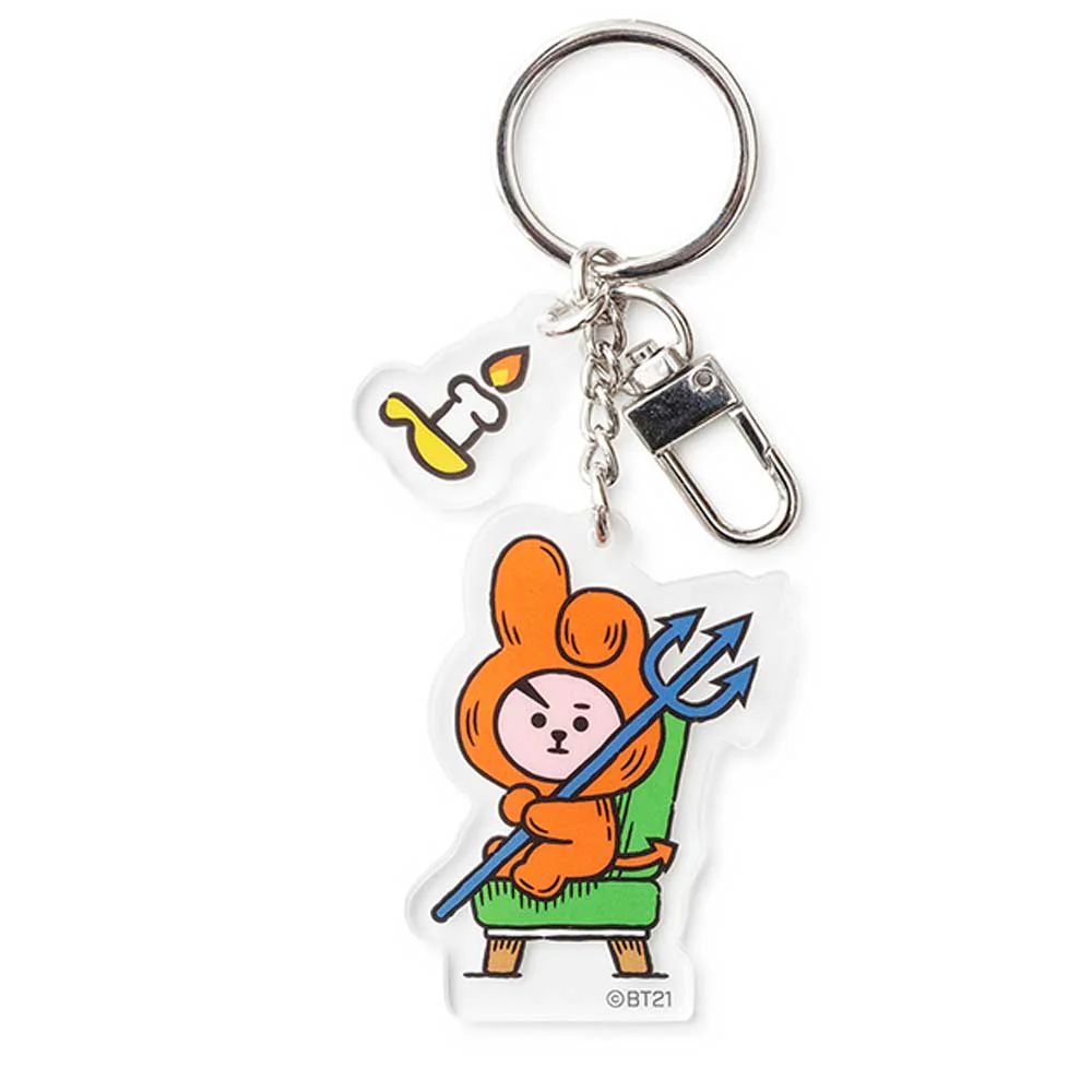 BT21 [ KNOCK, KNOCK WHO'S THERE ] KEYRING - Image 5