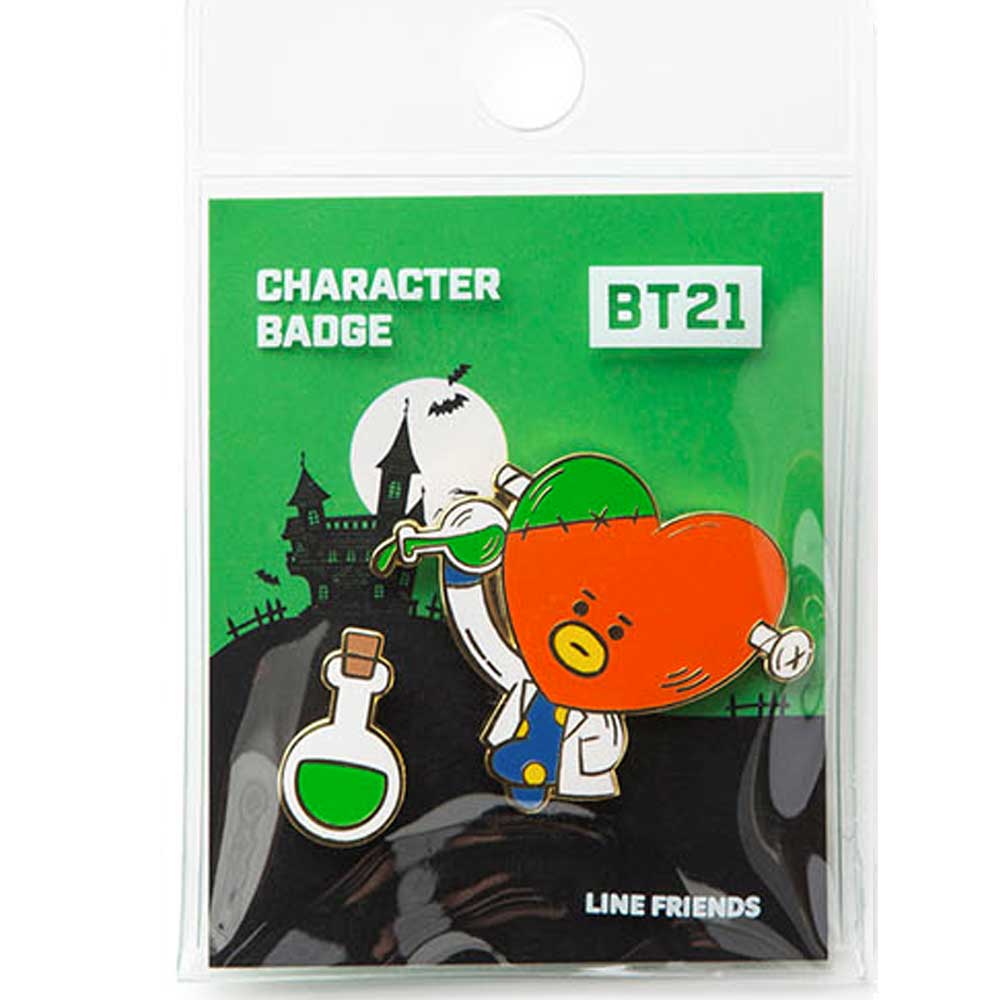 BT21 [ KNOCK, KNOCK WHO'S THERE ] CHARACTER BADGE - Image 3