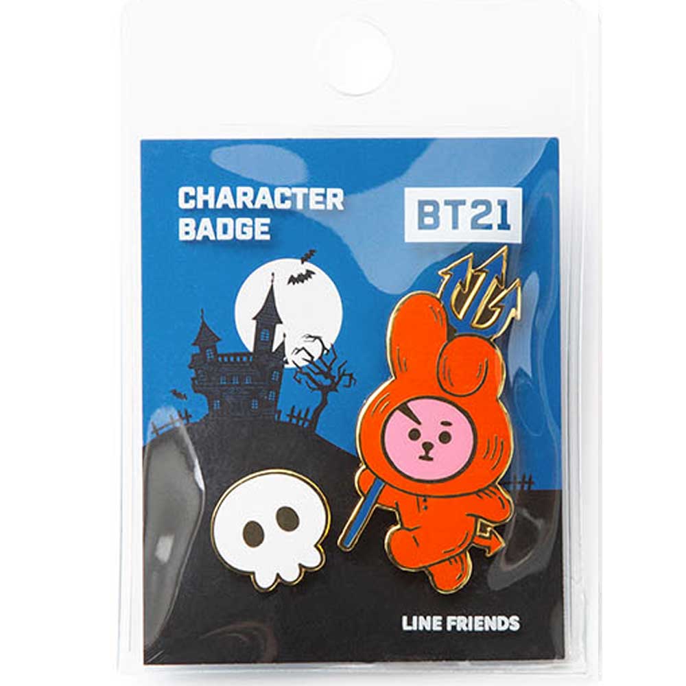 BT21 [ KNOCK, KNOCK WHO'S THERE ] CHARACTER BADGE - Image 5