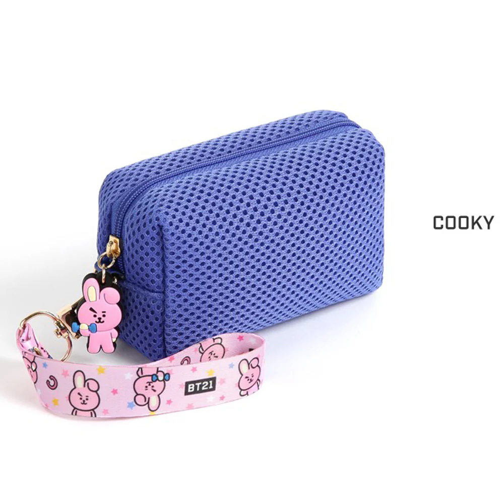BT21 AIRMESH MINI POUCH WITH STRAP - Image 4