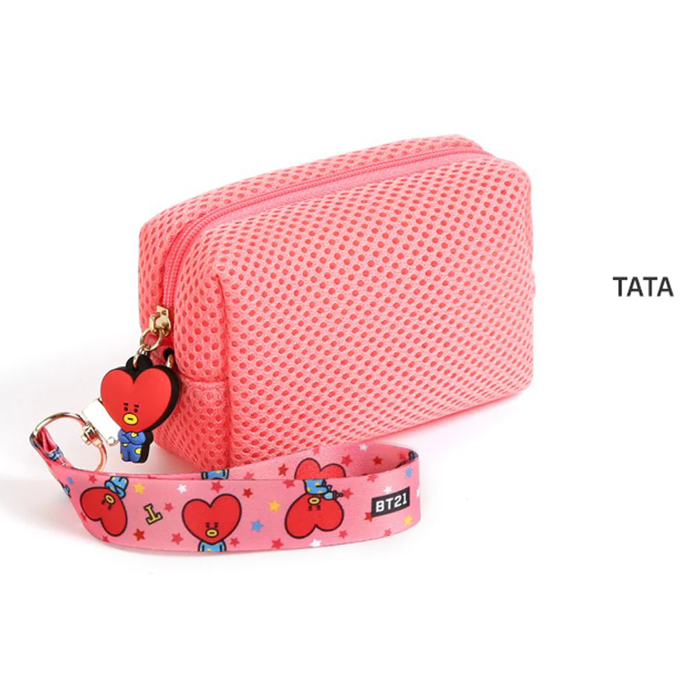 BT21 AIRMESH MINI POUCH WITH STRAP - Image 5