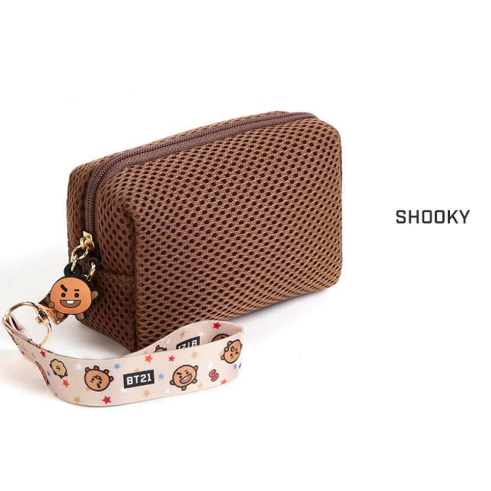 BT21 AIRMESH MINI POUCH WITH STRAP - Image 7