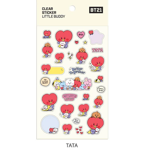 BT21 [ LITTLE BUDDY ] CLEAR STICKER - Image 7