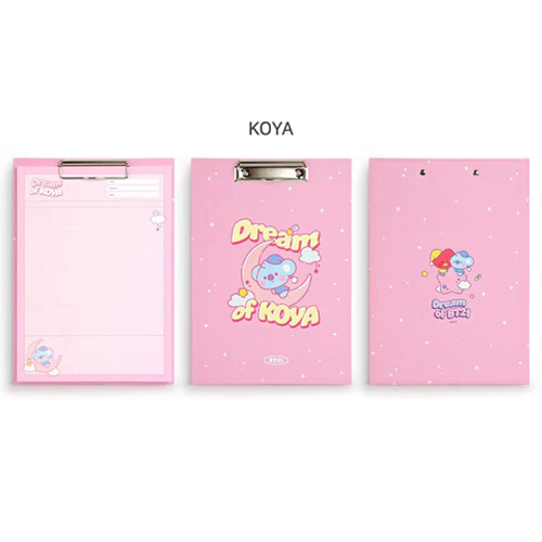 BT21 [ BABY DREAM OF BT21 ] CLIPBOARD & NOTEPAD SET - Image 2