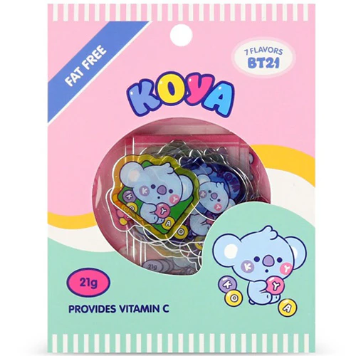 BT21 [ BABY JELLY CANDY ] FLAKE STICKER PACK - Image 2