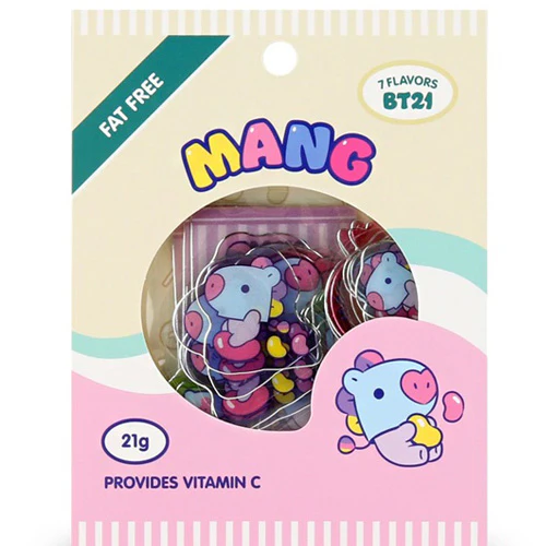 BT21 [ BABY JELLY CANDY ] FLAKE STICKER PACK - Image 5