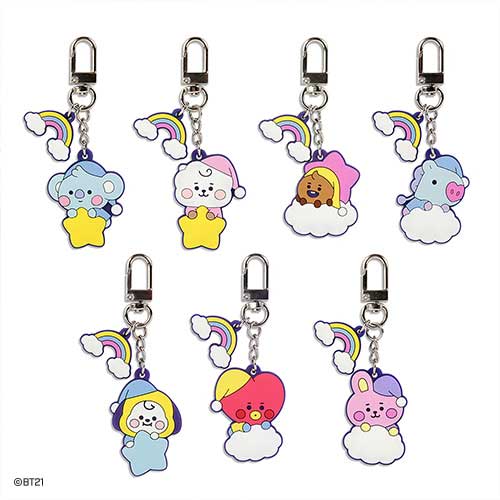 BT21 [ BABY DREAM OF BT21 ] SILICONE KEYRING