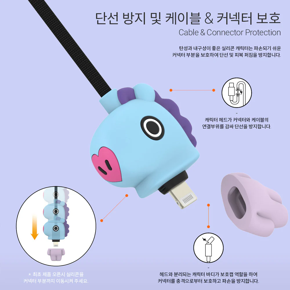BT21 CHARACTER CABLE - Image 3