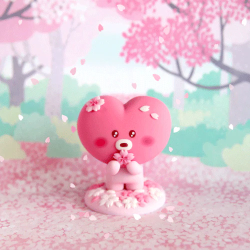 BT21 CHERRY BLOSSOM FIGURE - Image 7