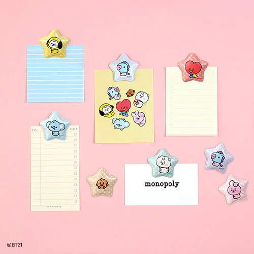 BT21 CHUBBY MAGNET SET