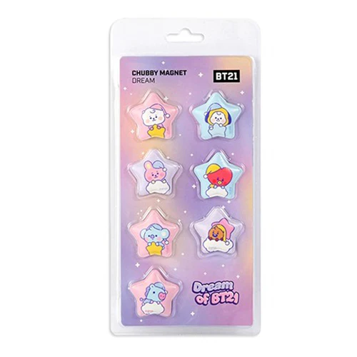BT21 CHUBBY MAGNET SET - Image 2