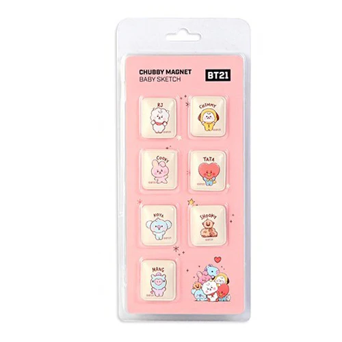 BT21 CHUBBY MAGNET SET - Image 4