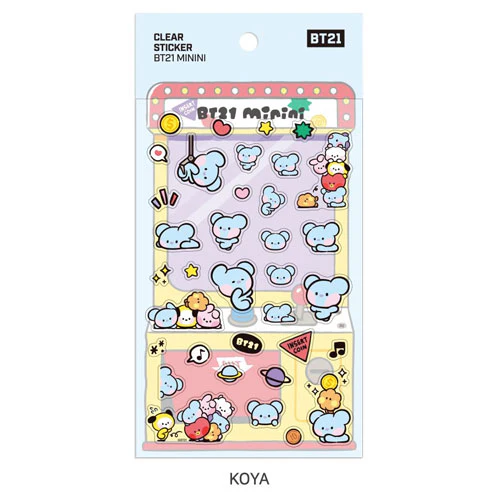 BT21 [ MININI ] CLEAR STICKER - Image 2