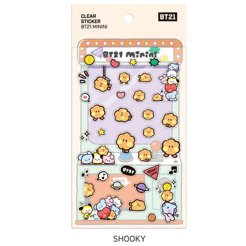 BT21 [ MININI ] CLEAR STICKER - Image 4