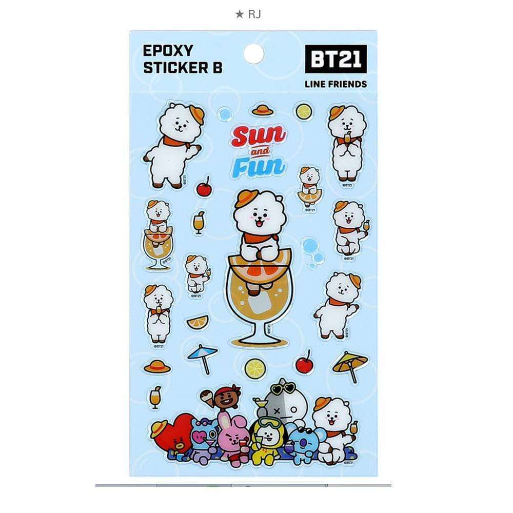 BT21 EPOXY STICKER B - Image 3