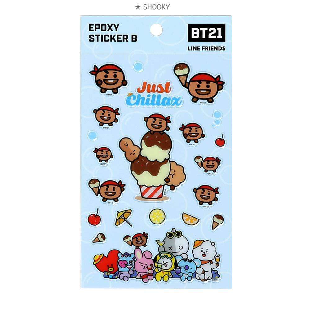BT21 EPOXY STICKER B - Image 4
