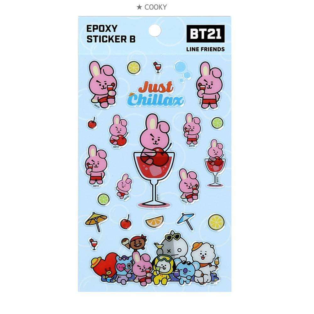 BT21 EPOXY STICKER B - Image 8