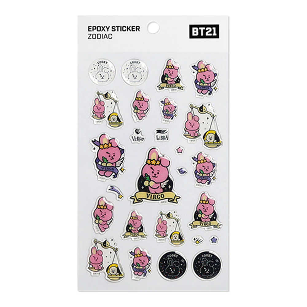 BT21 [ ZODIAC ] EPOXY STICKER - Image 6
