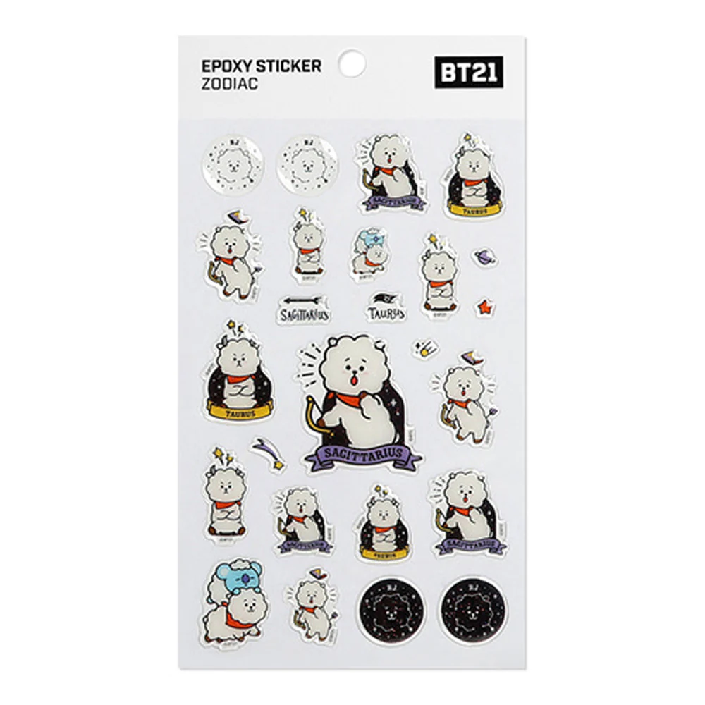 BT21 [ ZODIAC ] EPOXY STICKER - Image 8