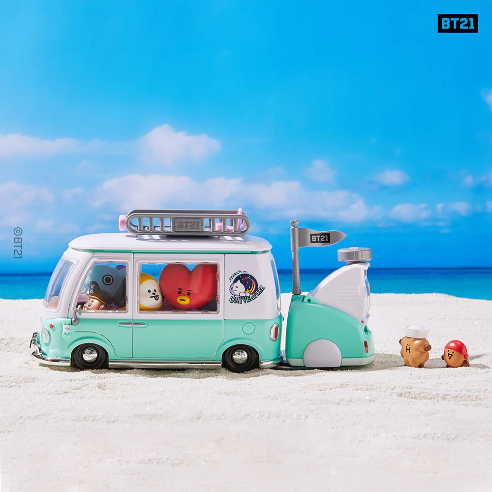 BT21 FIGURE PLAY SET [ CAMPING CAR EDITION ] - Image 2