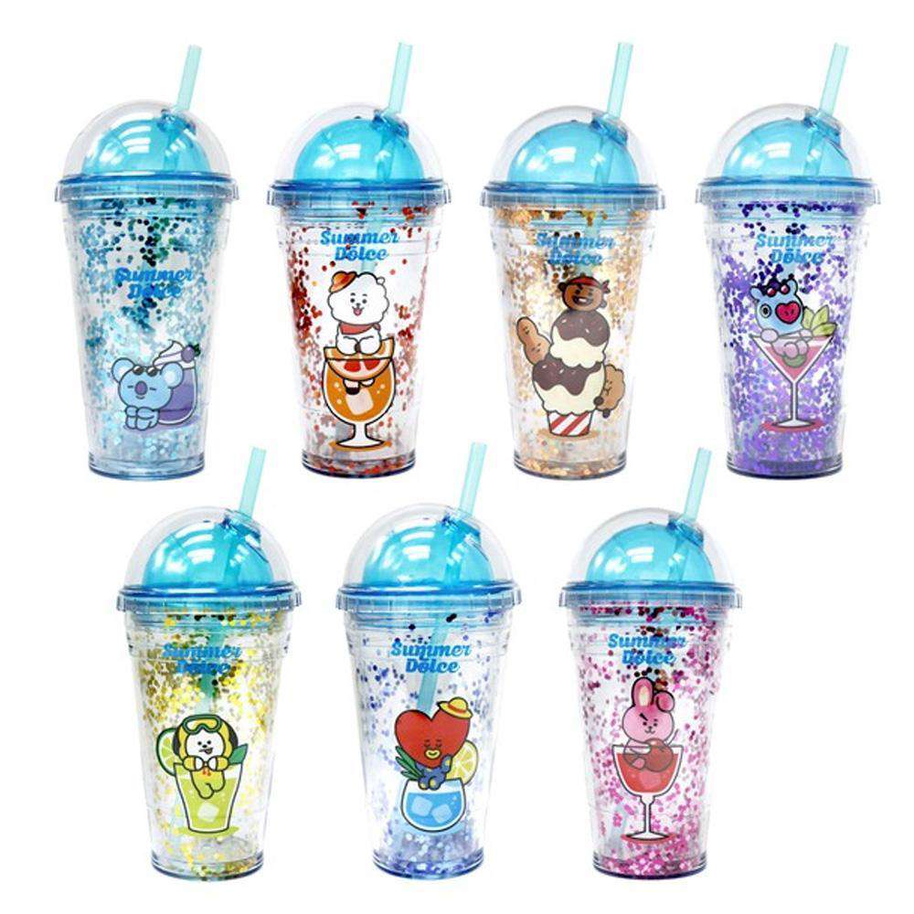BT21 GLITTER COLD CUP