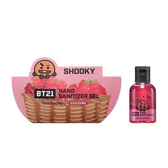 BT21 X OLIVE YOUNG HAND SANITIZER GEL [ SHOOKY / CUTE RASPBERRY ]