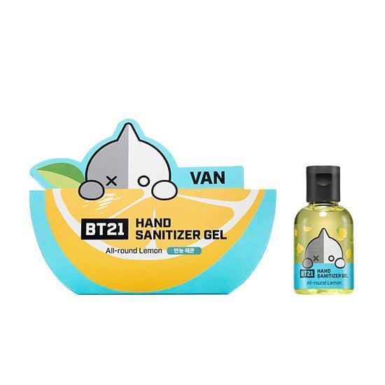 BT21 X OLIVE YOUNG HAND SANITIZER GEL [ VAN / ALL-ROUND LEMON ]