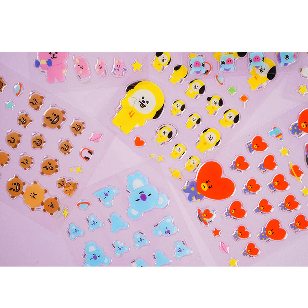 BT21 JELLY STICKER - Image 2