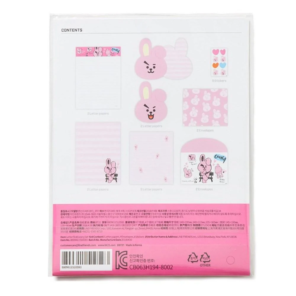 BT21 LETTER STATIONERY SET - Image 2