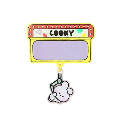 BT21 MININI ACRYLIC PIN BADGE - Image 4