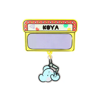 BT21 MININI ACRYLIC PIN BADGE - Image 6