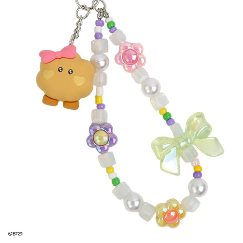 BT21 MININI BEADS STRAP KEYRING LOVELY - Image 4