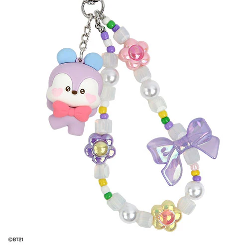 BT21 MININI BEADS STRAP KEYRING LOVELY - Image 5
