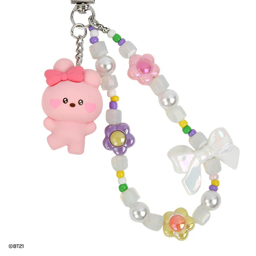 BT21 MININI BEADS STRAP KEYRING LOVELY - Image 8