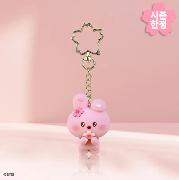 BT21 MININI FIGURE KEYRING [ CHERRY BLOSSOM ] - Image 8