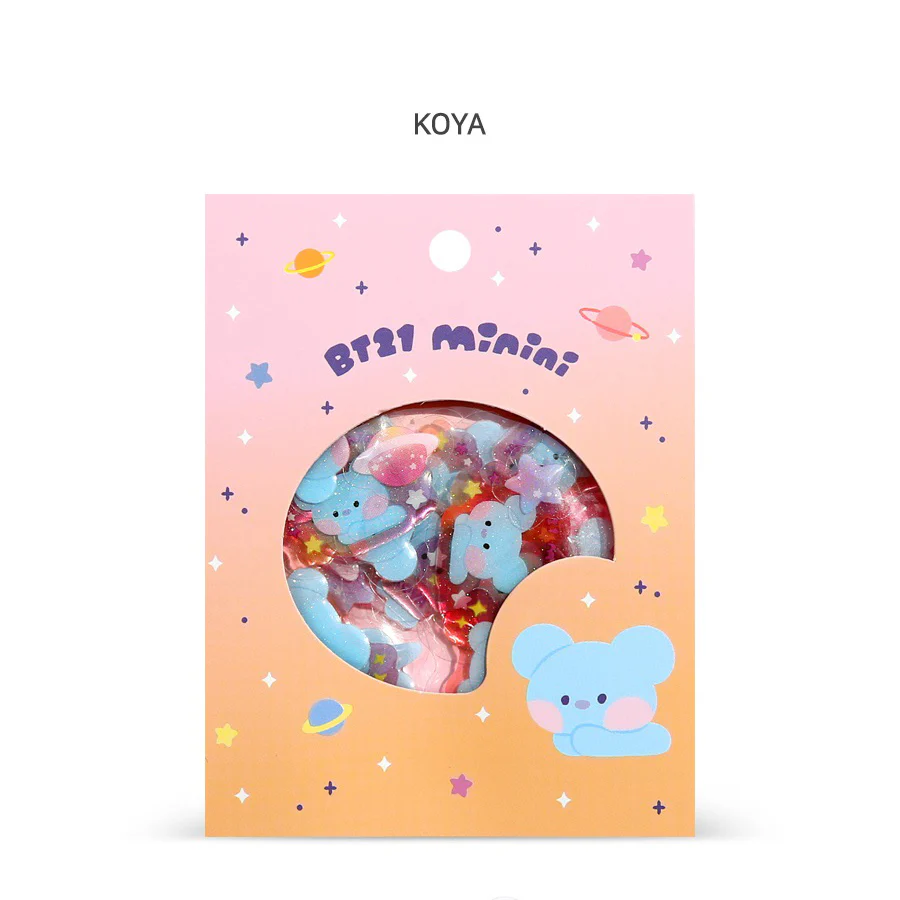 BT21 [ MININI ] FLAKE STICKER - Image 3