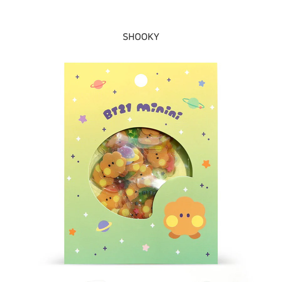 BT21 [ MININI ] FLAKE STICKER - Image 5
