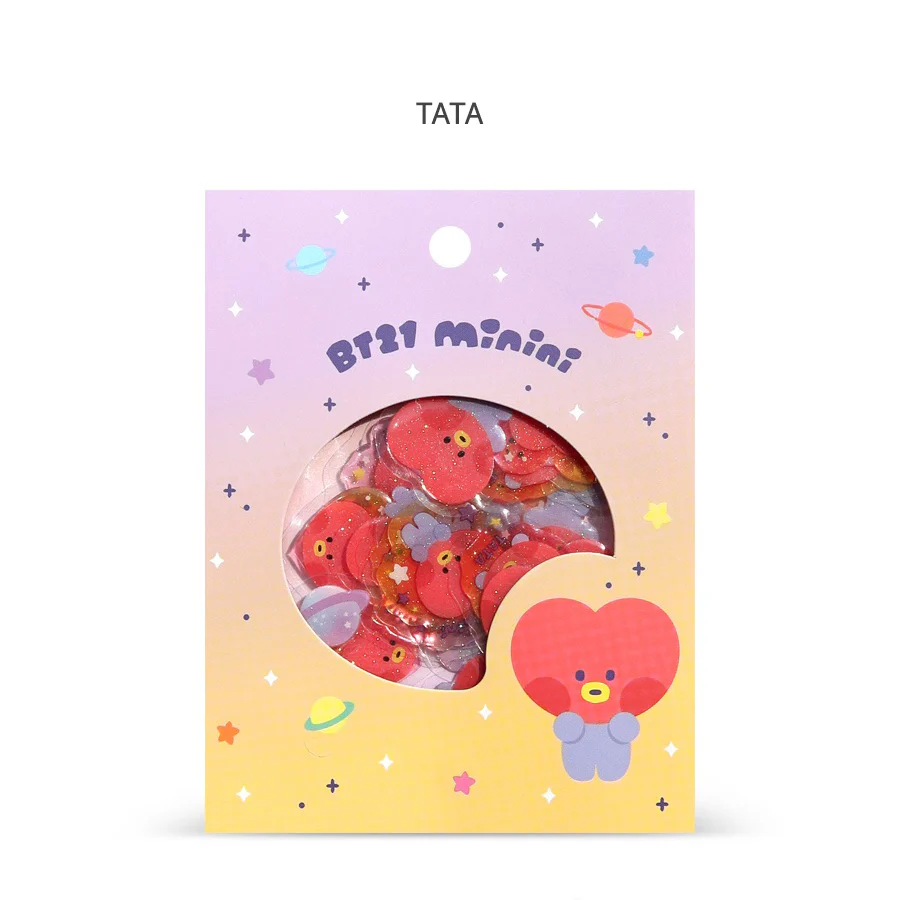 BT21 [ MININI ] FLAKE STICKER - Image 8