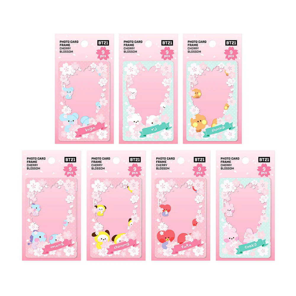 BT21 [ MININI CHERRY BLOSSOM ] PHOTO CARD FRAME