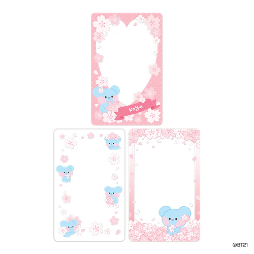 BT21 [ MININI CHERRY BLOSSOM ] PHOTO CARD FRAME - Image 2