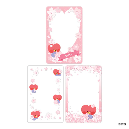 BT21 [ MININI CHERRY BLOSSOM ] PHOTO CARD FRAME - Image 7