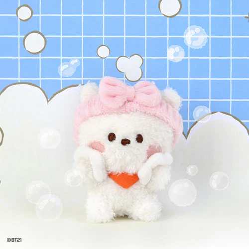 BT21 MININI PLUSH KEYRING [ BATH TIME ] - Image 3