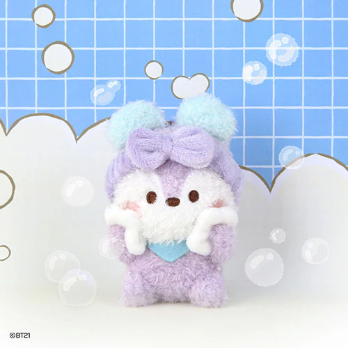 BT21 MININI PLUSH KEYRING [ BATH TIME ] - Image 5