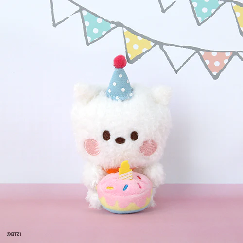 BT21 MININI PLUSH KEYRING [ HAPPY TIME ] - Image 3